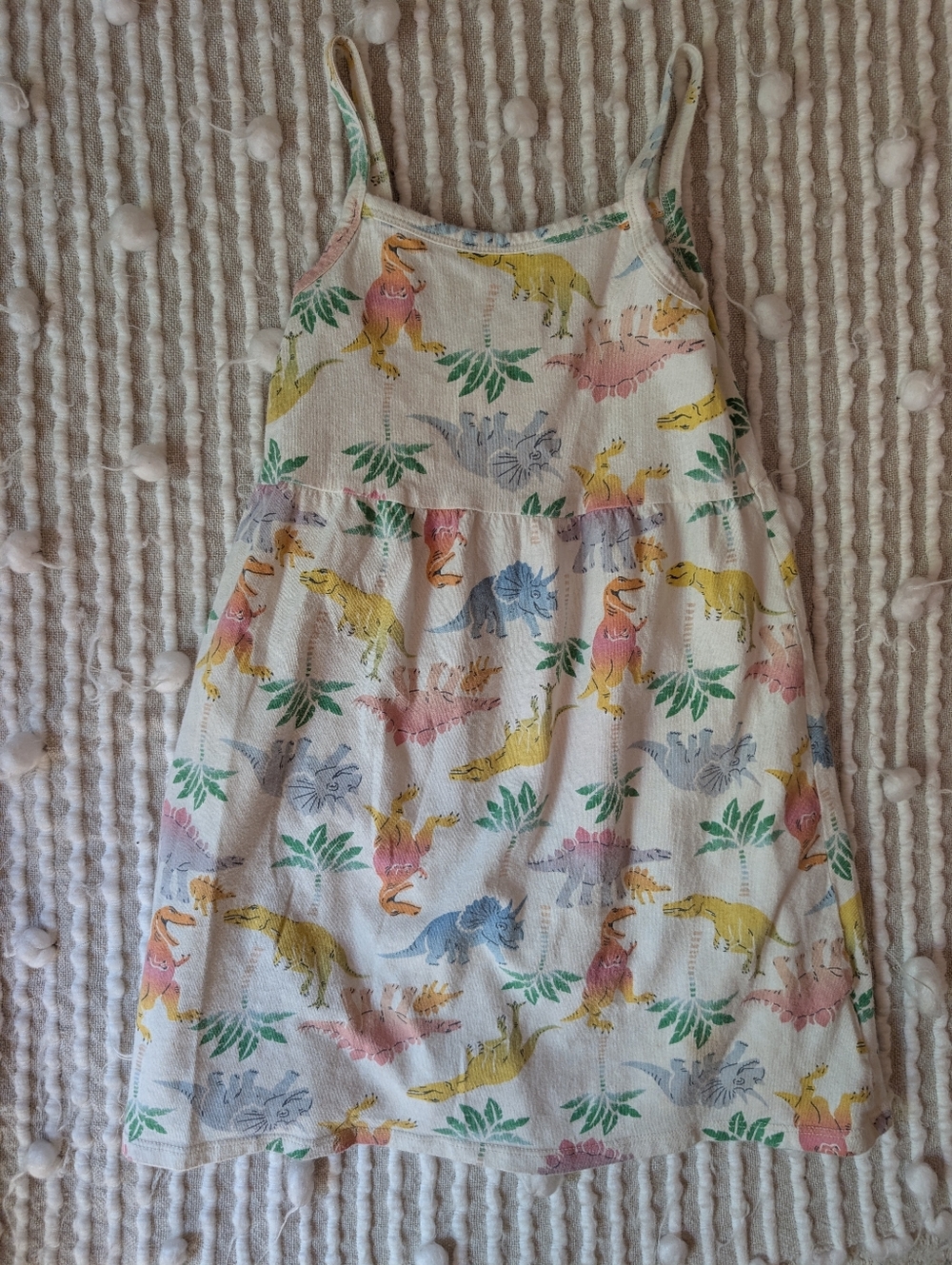Girls Dinosaur Print Dress-size 5